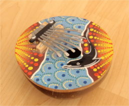 kolorowa kalimba z indonezji